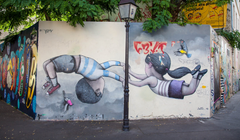 Seth, street art à la Butte aux cailles - Paris 13ème