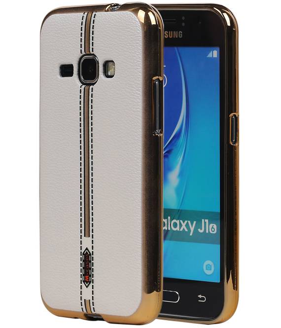 Onmiddellijk Stier lawaai Samsung Galaxy J1 2016 Wit | M-Cases Ruit Design backcover hoes | WN™ –  Hoesjeshoek