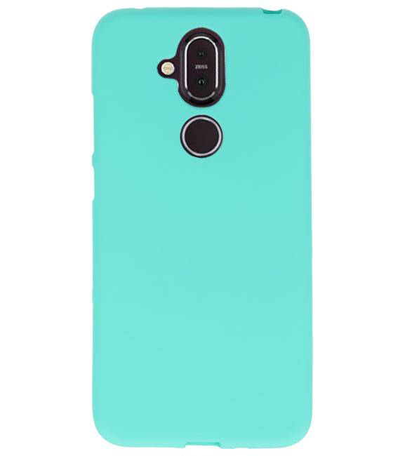 voeden aankomst Spin Nokia 8.1 Turquoise | Backcover Siliconen Hoesje | WN™ – Hoesjeshoek