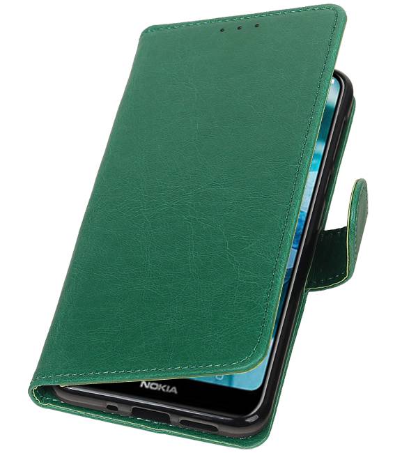 Raap bladeren op Laat je zien Aanbevolen Nokia 7.1 Groen | Premium bookstyle / book case/ wallet case | WN™ –  Hoesjeshoek