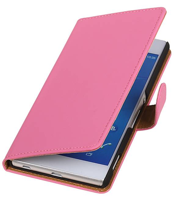 Penelope Doordeweekse dagen Hubert Hudson sony Xperia M2 Roze | bookstyle / book case/ wallet case Hoes | WN™ –  Hoesjeshoek