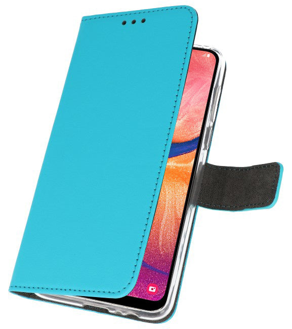 massa opwinding Verlenen Samsung Samsung Galaxy A20 Blauw | Wallet Case Hoesje | WN™ – Hoesjeshoek