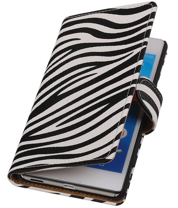 lip periode Hong Kong sony Xperia M5 Wit | Zebra bookstyle / book case/ wallet case Hoes | W –  Hoesjeshoek