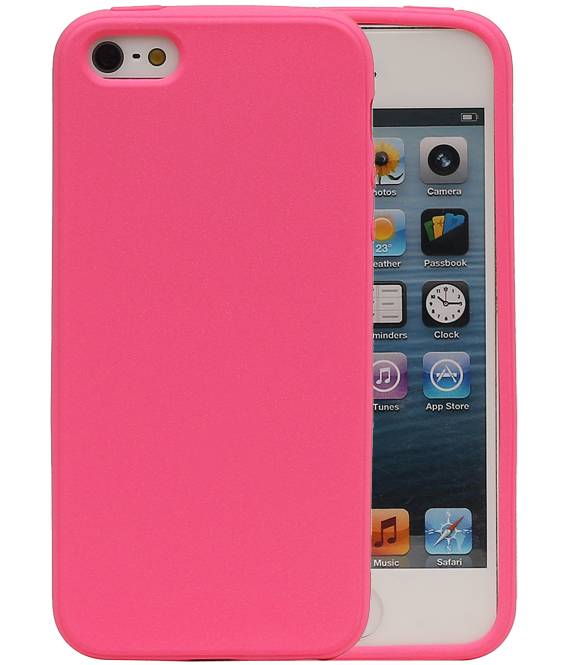 Egoïsme Versterken kubiek iPhone SE / 5 / 5s Roze | Sand Look TPU Hoesje | WN™ – Hoesjeshoek