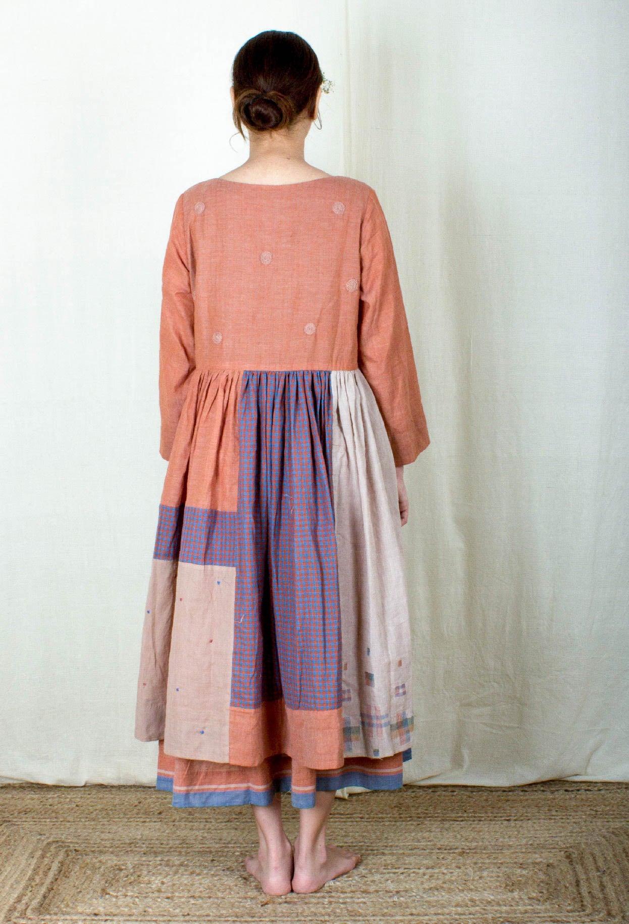 Sorin- Mix Match Embroidered Dress With Slip – Karnam