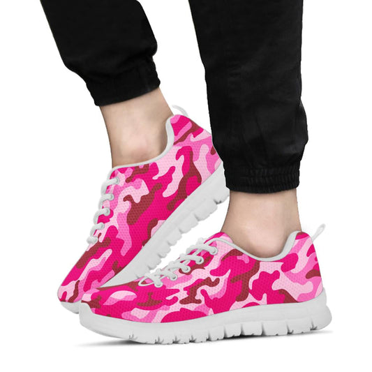 Pink Camouflage Sneakers