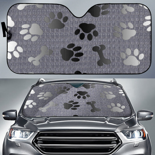 Silver Paws & Bones Sun Shade