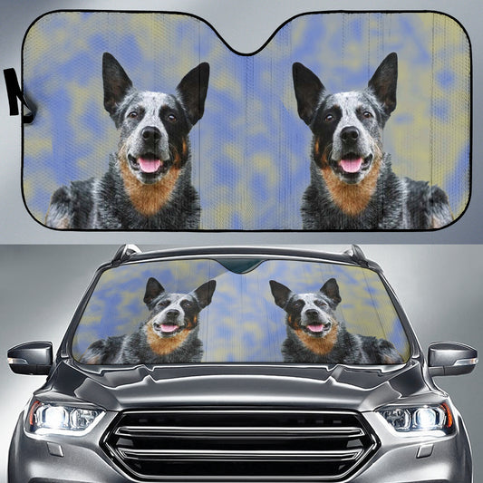 Australian cattle dog Auto Sun Shade