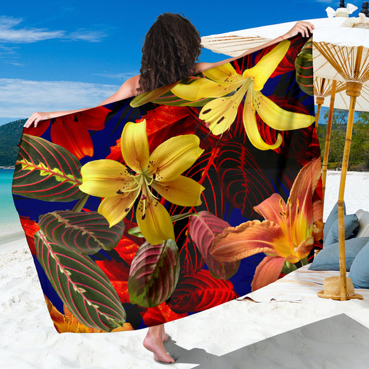 Colorful Flowers Sarong