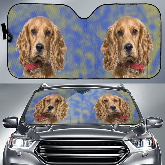 cocker spaniel Auto Sun Shade