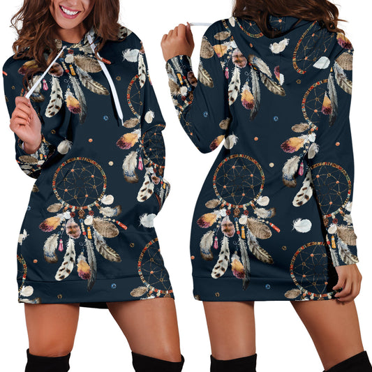 Dream Catchers Womens Hoodie Dress