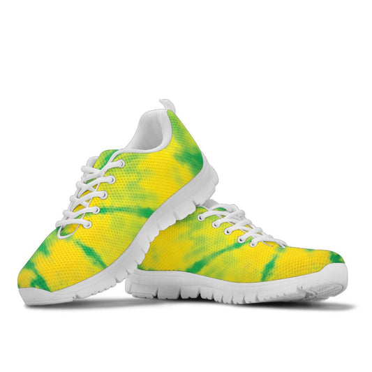 Green & Gold Tie Dye Sneakers