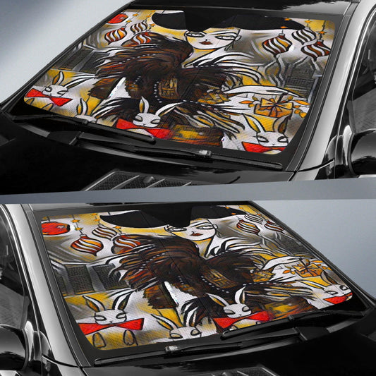 Auto sun shades Circus dame