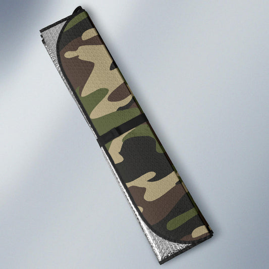 Army Green Camouflage Car Sun Shades