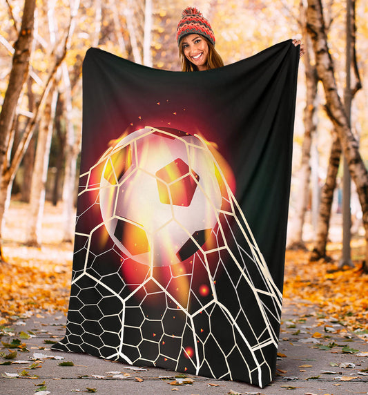 Soccer Ball Fire Net Blanket
