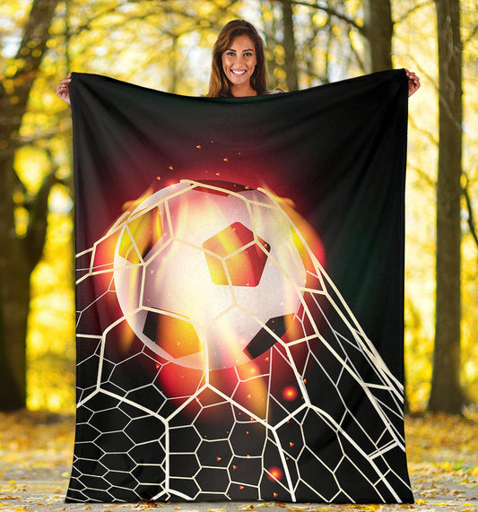 Soccer Ball Fire Net Blanket