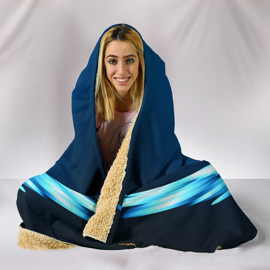 Winged Meditator Hooded Blanket