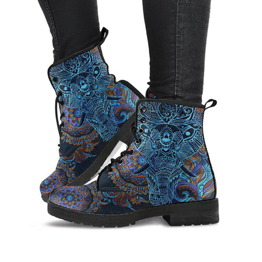 Elephant Mandala Womens Boots