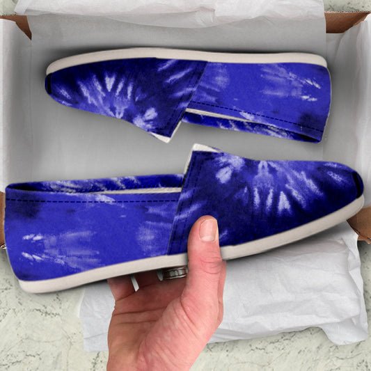 Royal Blue Tie Dye Casual Shoes