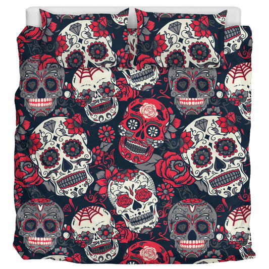 Pink Sugar Skull - Bedding Set