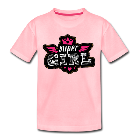 Super Girl Kids T-Shirt - pink