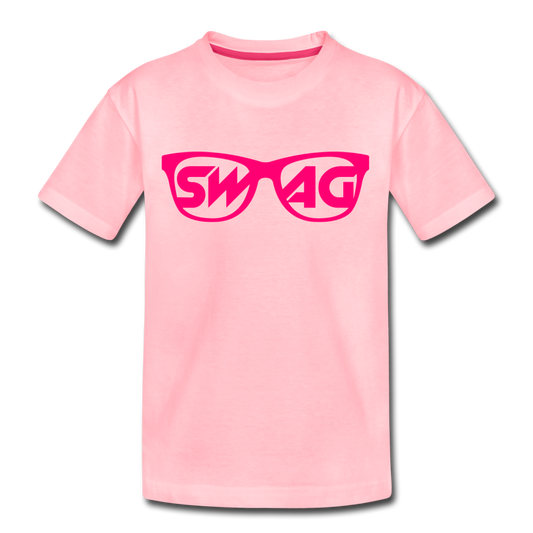Swag Sunglasses Kids T-Shirt - pink