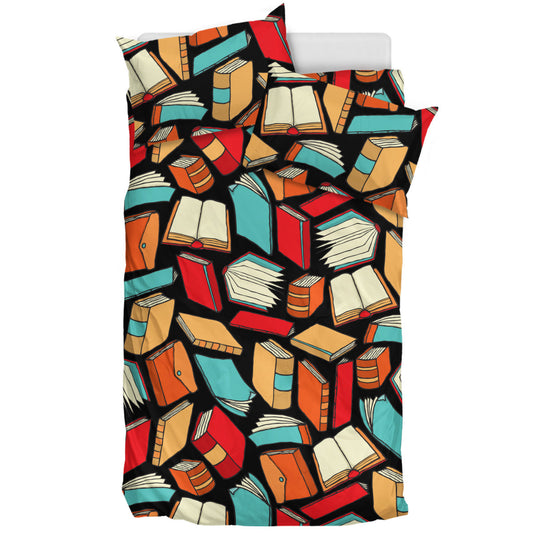 Book Lovers Pattern - Bedding Set