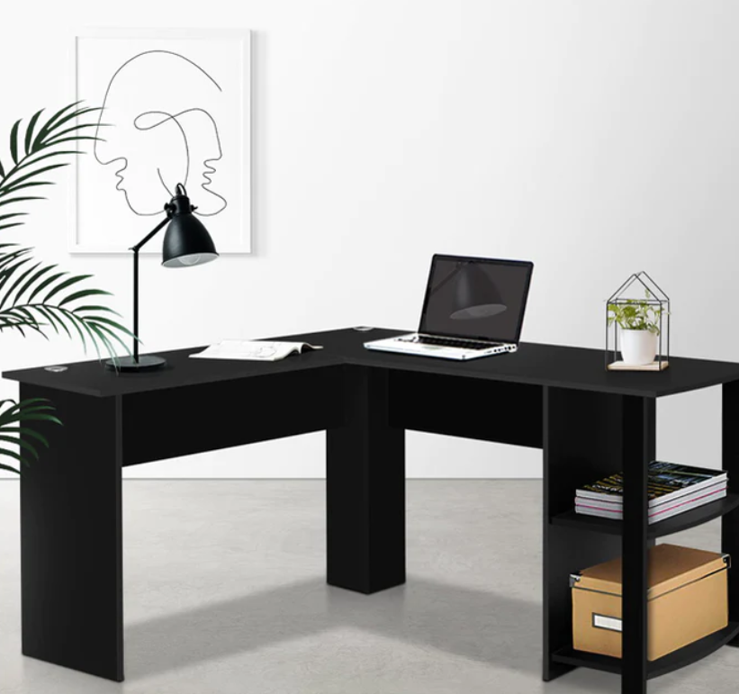 L-shaped desks