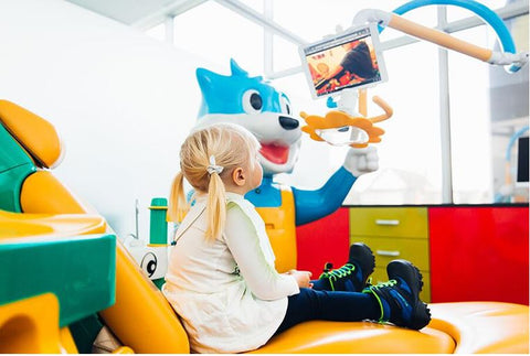 Child On A Dentist Chair