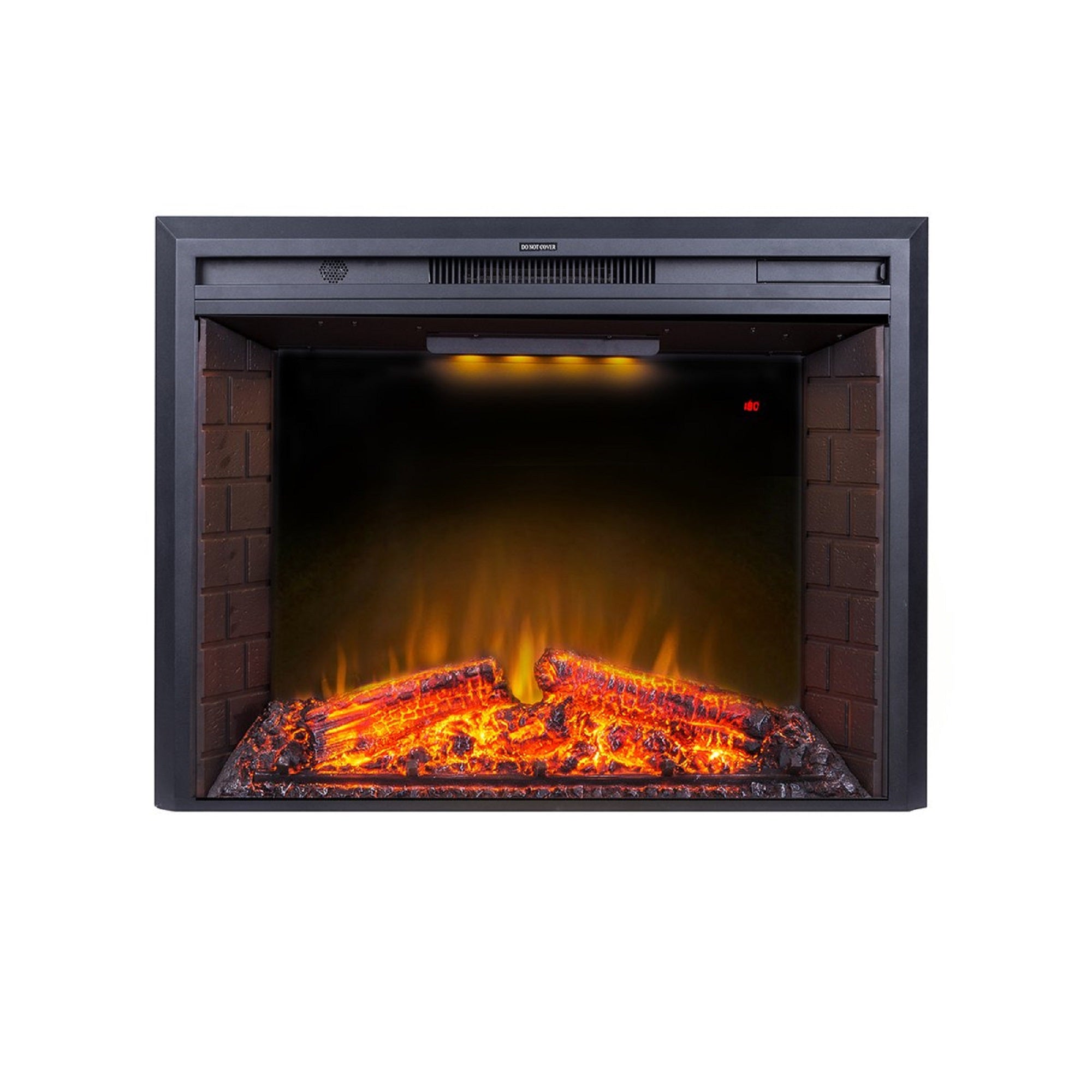 36 Inches Electric Fireplace Insert, Fireplace Heater with Overheating