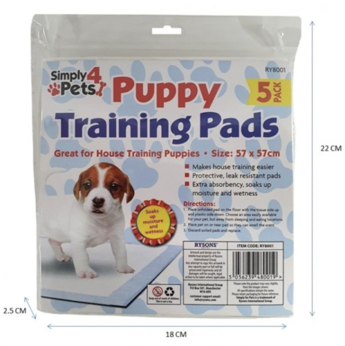50x Heavy Duty Dog Puppy Large Training Wee Pads 57 x 57cm