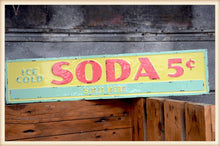 Load image into Gallery viewer, Pastel Soda Sign