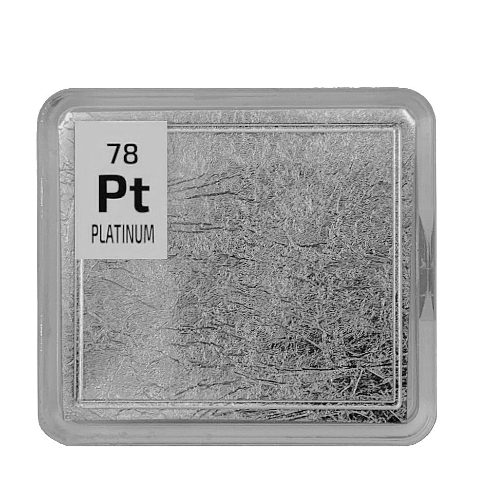 Platinum Foil/Leaf Periodic Element Tile