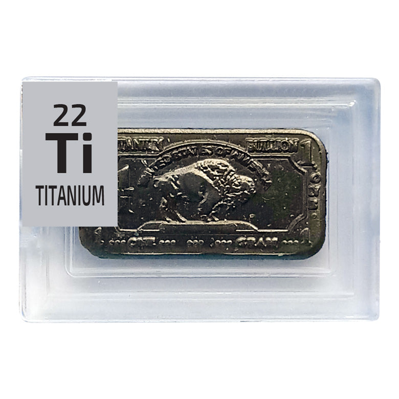 Titanium Bullion Ingot Periodic Element Tile