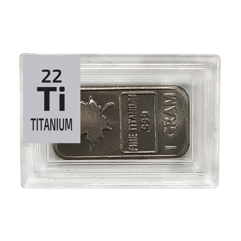 Titanium Maple Ingot Periodic Element Tile - Small