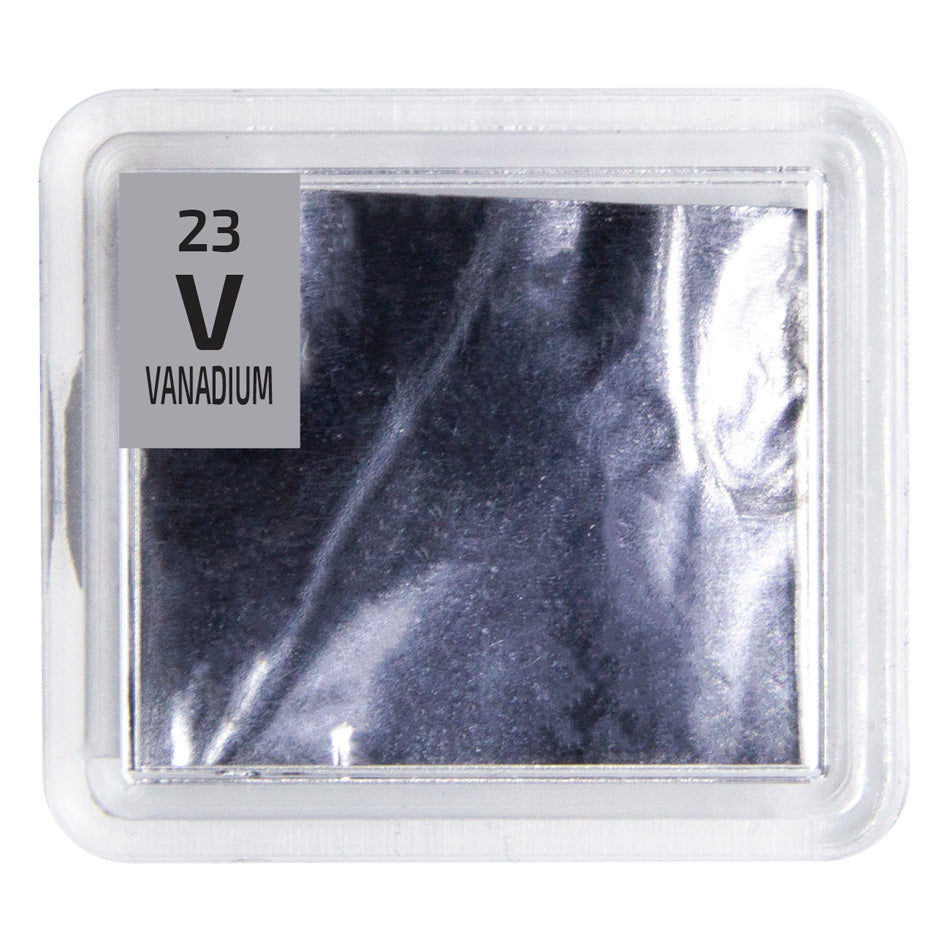 Vanadium Foil Periodic Element Tile