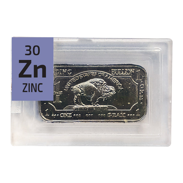 Zinc Ingot Periodic Element Tile