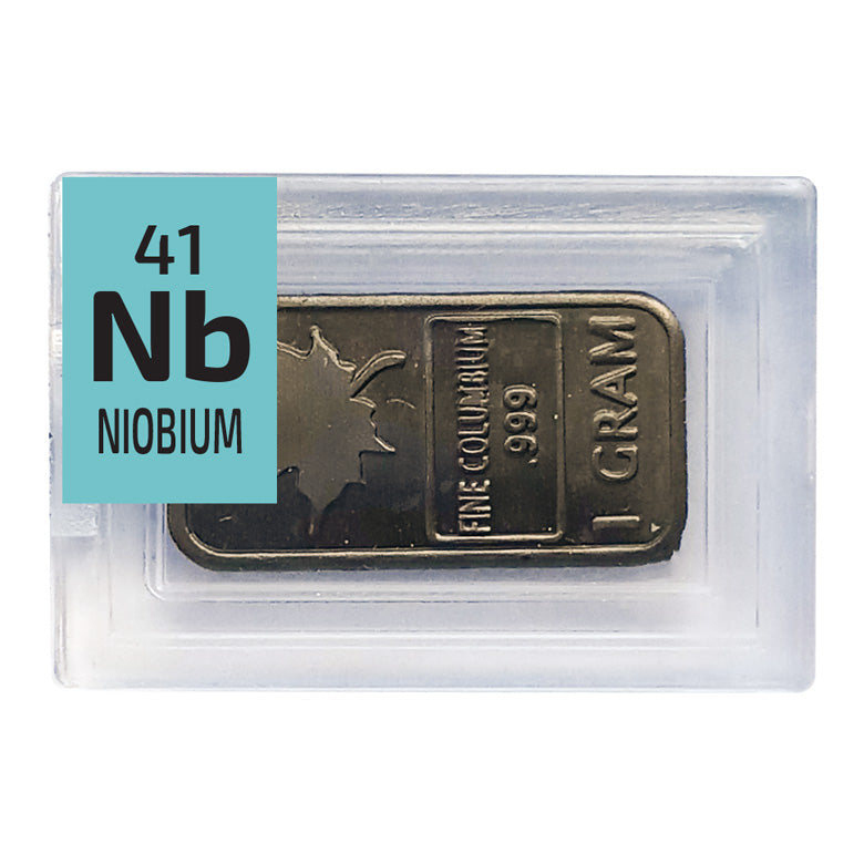 Niobium Maple Ingot Periodic Element Tile