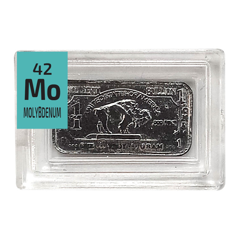 Molybdenum Ingot Periodic Element Tile - Small