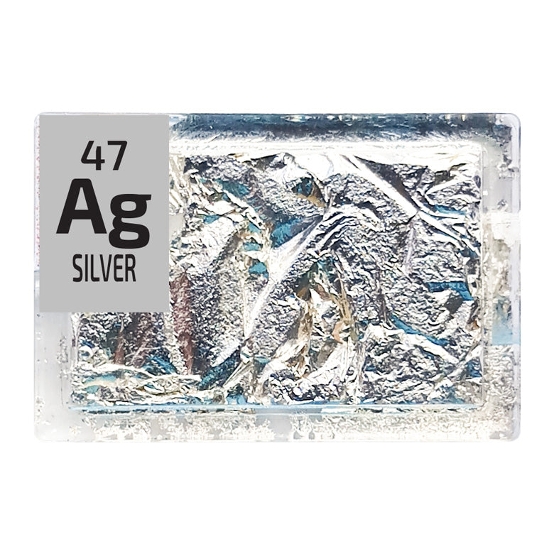 Silver Foil Periodic Element Tile - Small