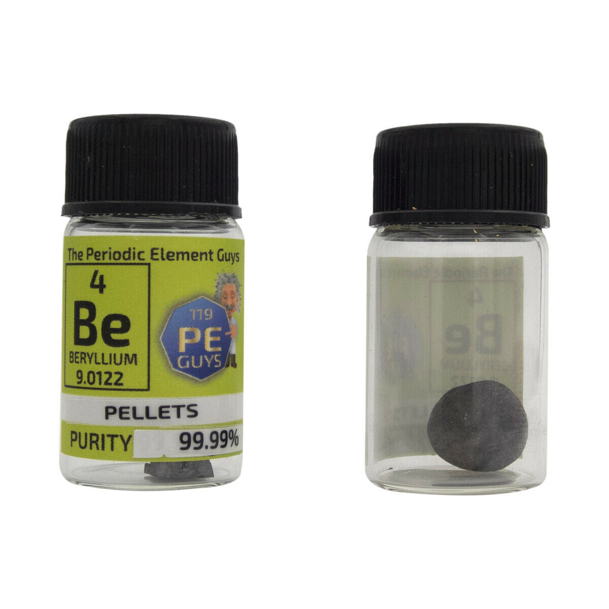 Beryllium Metal Element Sample - 1 gram Pellets - Purity: 99.9%