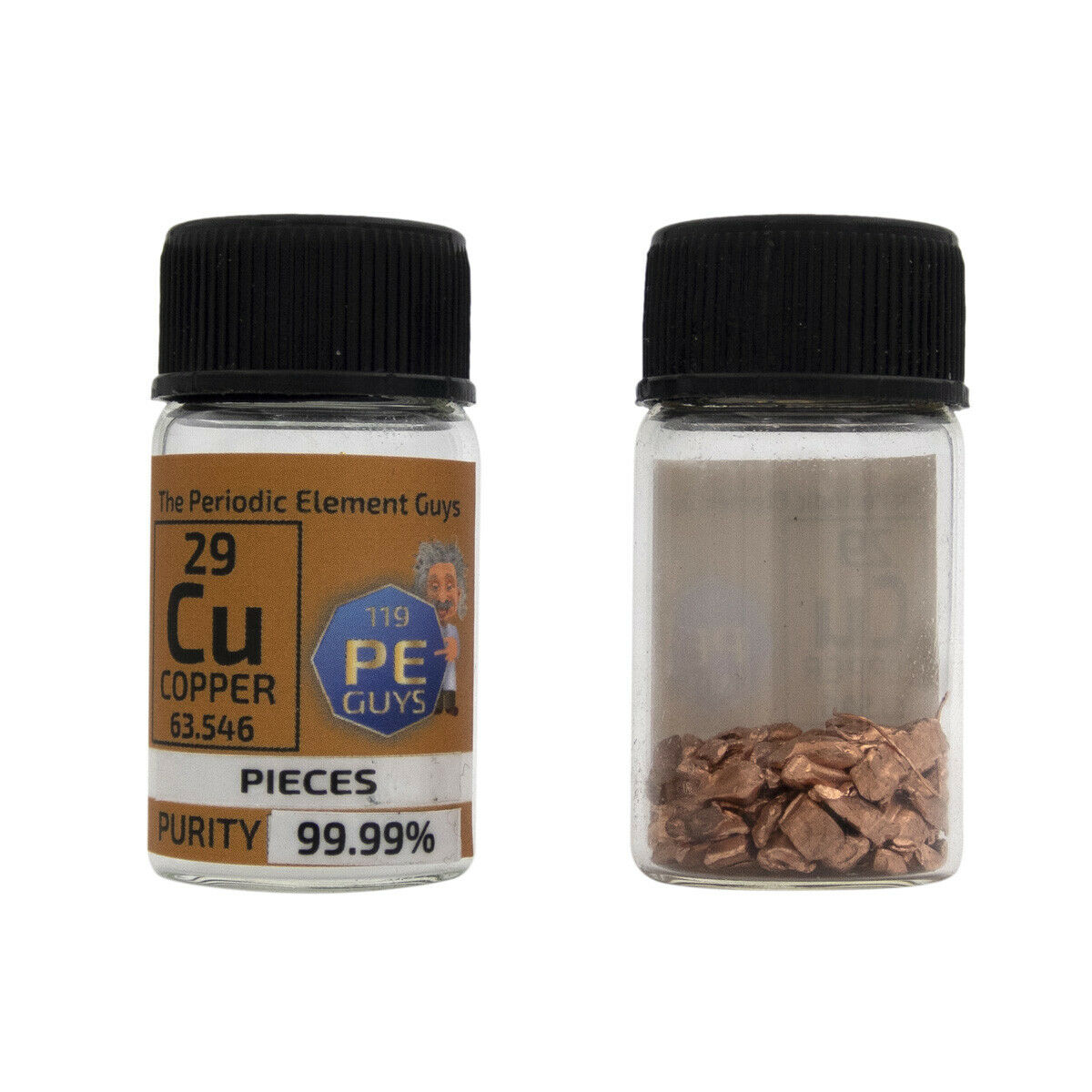 Copper Metal Element Sample - 10g Pellets - Purity: 99.99%