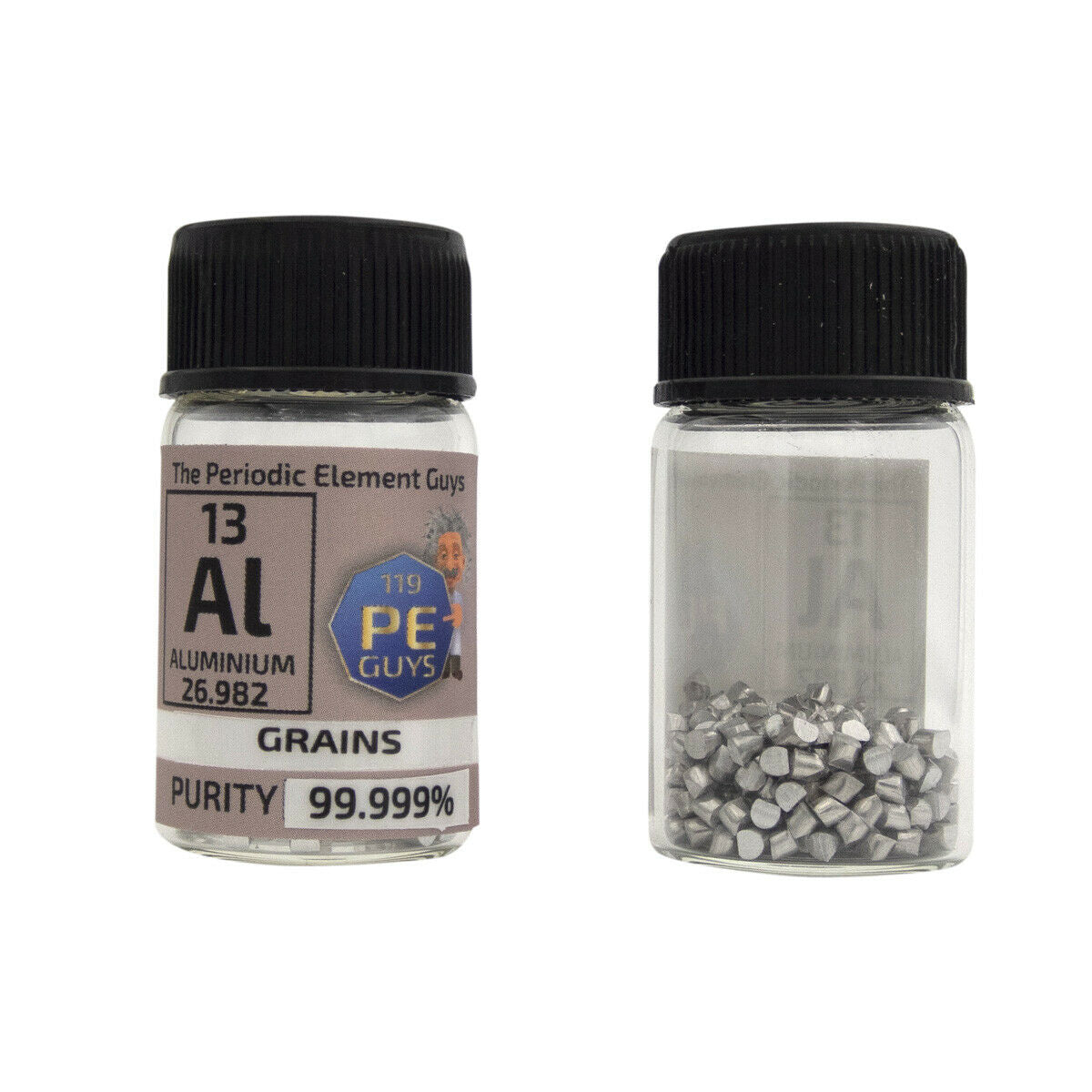 Aluminium Metal Element Sample - 10g Grains - Purity: 99.999%