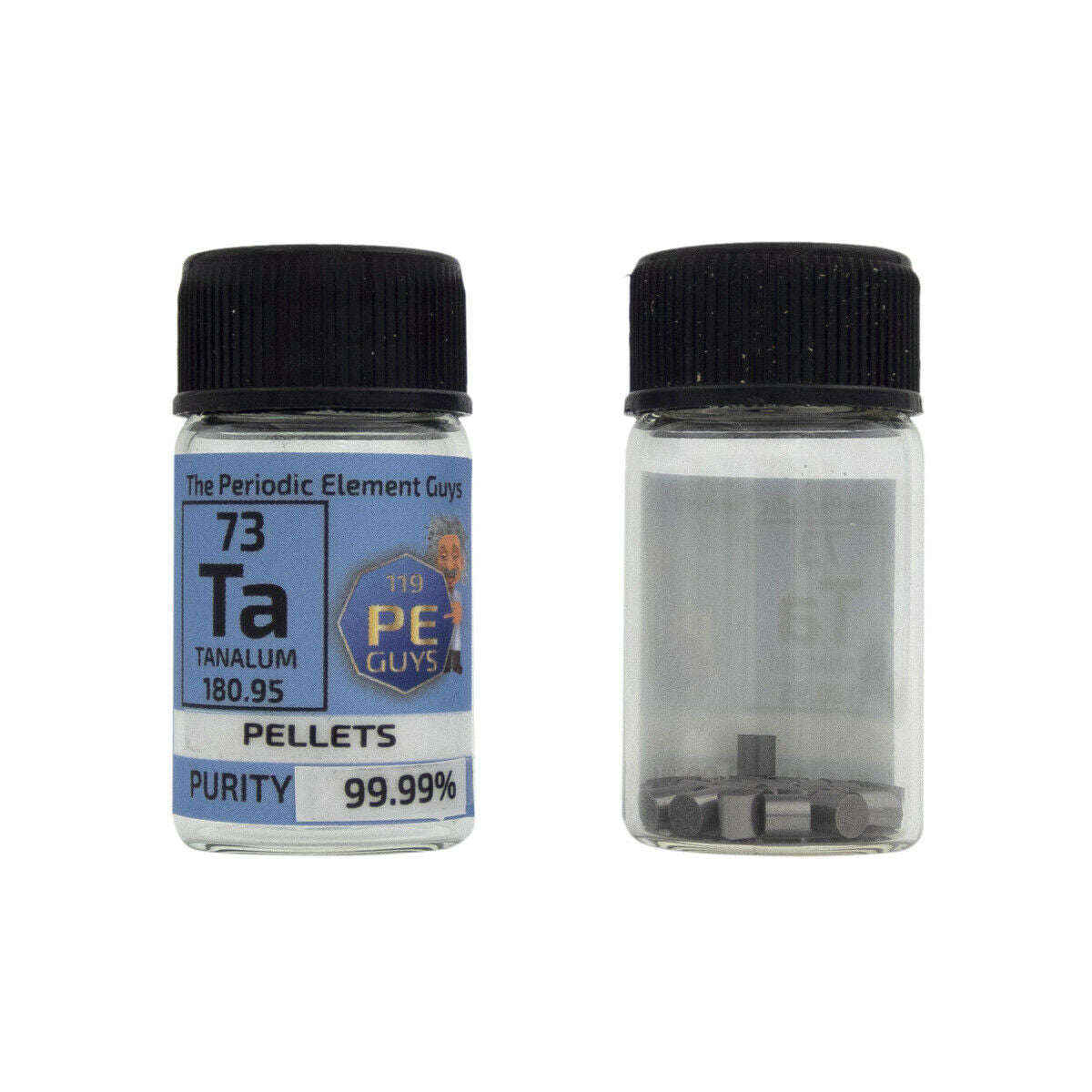 Tantalum Metal Element Sample - 10g Pellets - Purity: 99.99%