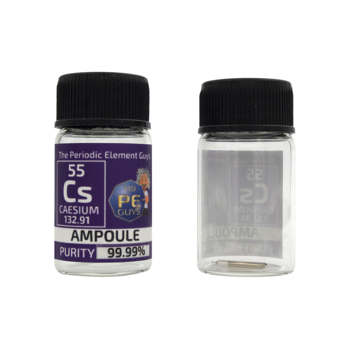 Caesium Metal Element Sample - 15mg Ampoule - Purity: 99.99%