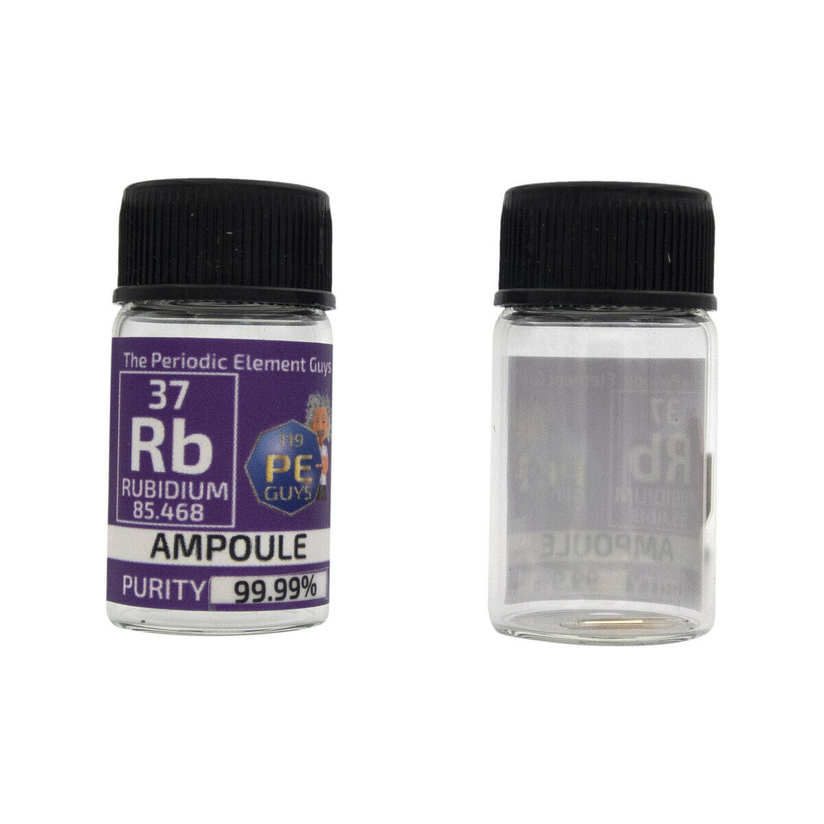 Rubidium Metal Element Sample - 15mg Ampoule - Purity: 99.99%