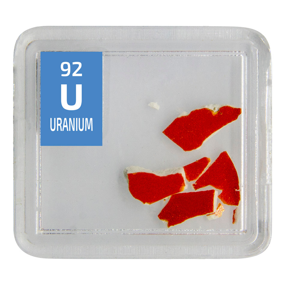 Uranium Glazed Pottery Periodic Element Tile