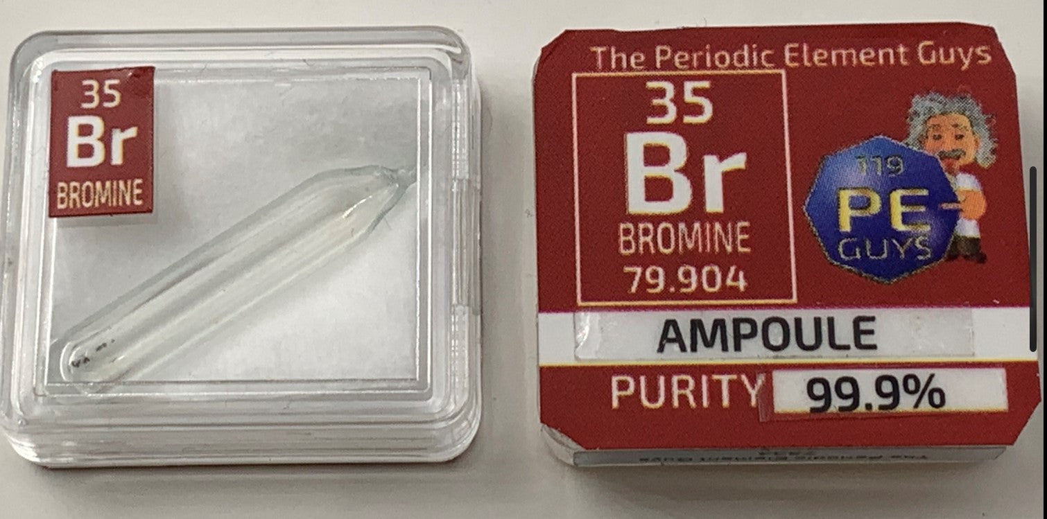 Bromine Vapor Discharge ampoule.