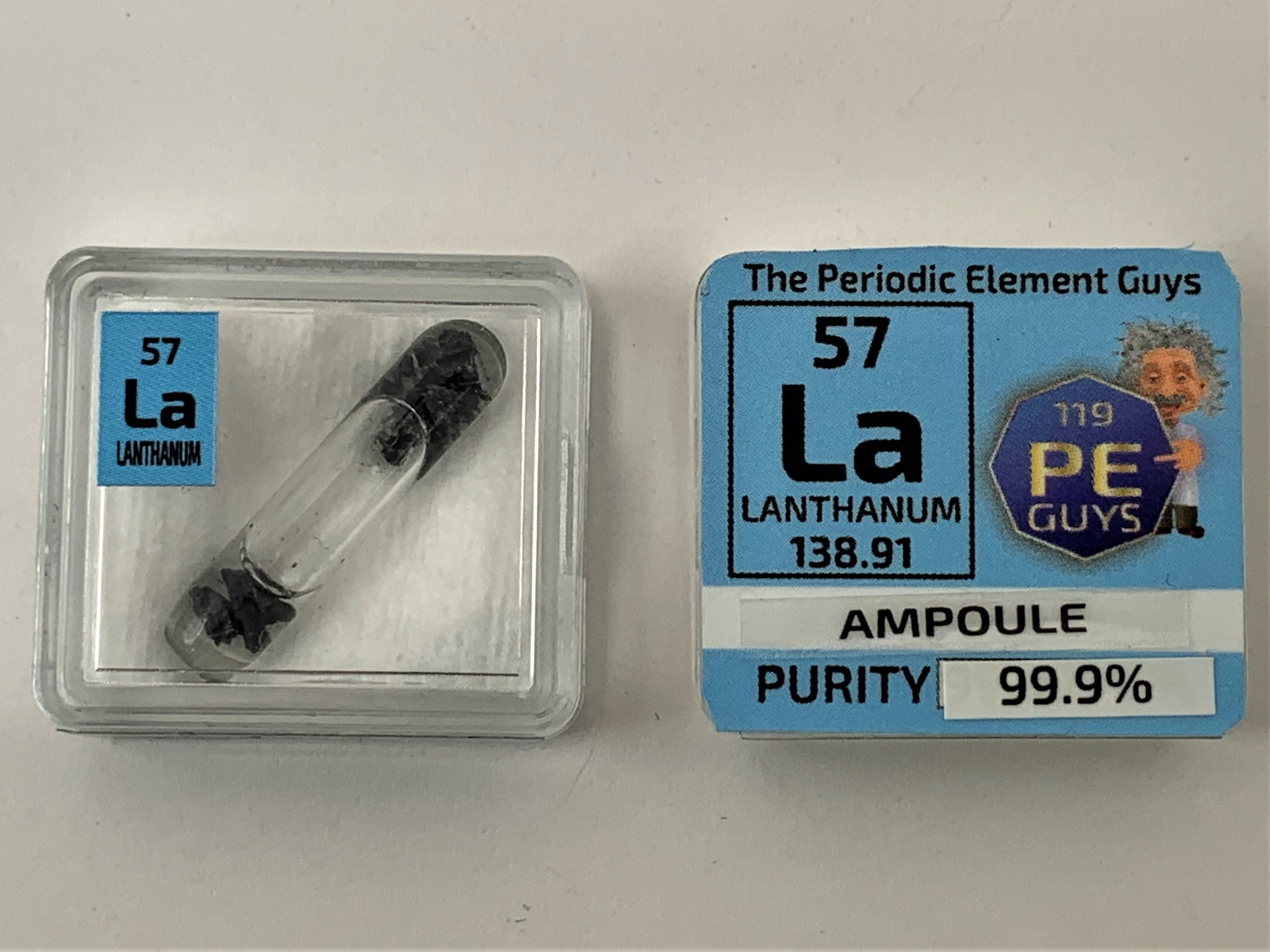 Lanthanum Ampoule Periodic Element Tile