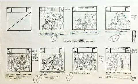 storyboards role in traditional animation